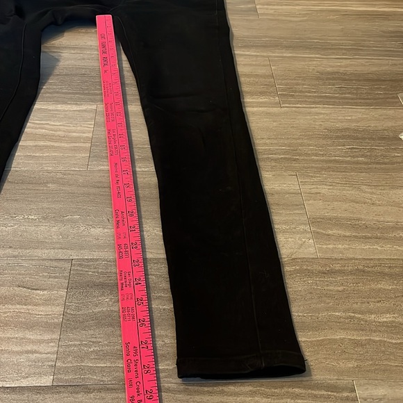 Black Low Rise Skinny-Straight Jeans - Picture 8 of 9